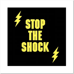 stop the shock for autistic people Posters and Art